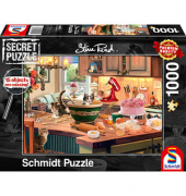 Secret Puzzle Am Küchentisch Puzzle, 1000 Teile