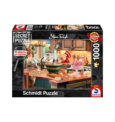 Secret Puzzle Am Küchentisch Puzzle, 1000 Teile