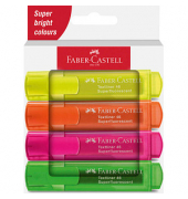 Textmarker TL 46 SF, 254644, Etui, 4-farbig sortiert, 1-5mm Keilspitze