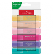 Textmarker TL 46 Pastell, 254656, Etui, 6-farbig sortiert, 1-5mm Keilspitze