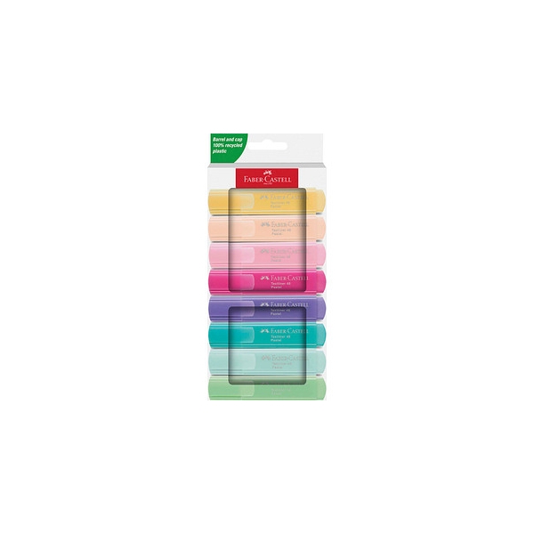 4005402546589 - 8er-Set Textmarker von FABER-CASTELL türkis flieder purpurrose blush lichtgrün tropic powder und vanille 4005402546589 - 8er-Set Textmarker von FABER-CASTELL türkis flieder purpurrose blush lichtgrün tropic powder und vanille