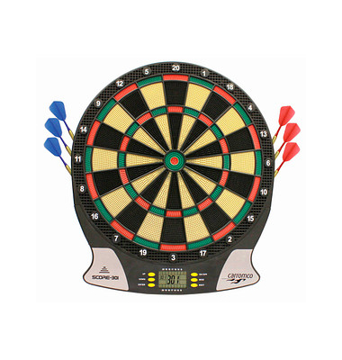 Dartscheibe mit Darts Score 301 schwarz
