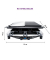 RC 8 Steel Deluxe Raclette-Grill