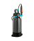 Pumpsprühflasche Comfort schwarz, grau