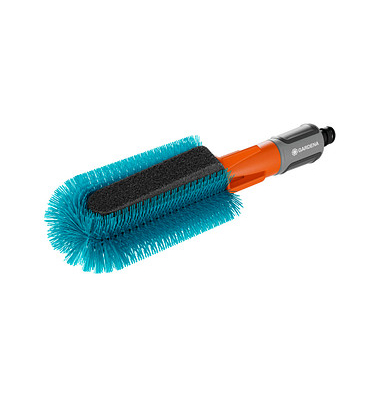 Waschbürste für Gartenschlauch Cleansystem Fahrradbürste