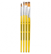 Pinsel-Set Größe 4, 6, 8, 12, 4-teilig