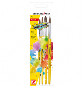 Pinsel-Set Größe 4, 6, 8, 12, 4-teilig