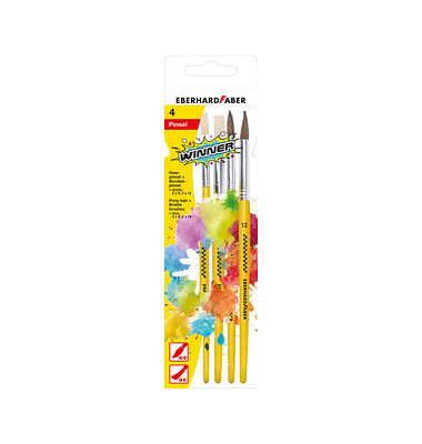 Pinsel-Set Größe 8, 12, 4-teilig