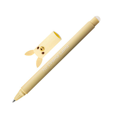 Animal Erase it! Lama Gelschreiber Lama 0,7 mm, Schreibfarbe: blau