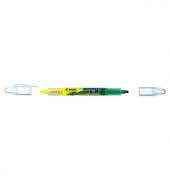 Textmarker Spotliter VW BeGreen, SW-SLVW-YG-BG, 2-farbig , 0,4+3,8mm Keilspitze