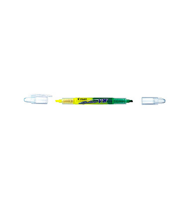 Textmarker Spotliter VW BeGreen, SW-SLVW-YG-BG, 2-farbig , 0,4+3,8mm Keilspitze