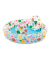 Planschbecken Just So Fruity-Set mehrfarbig 122,0 x 25,0 cm
