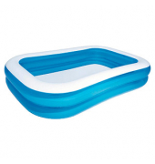 Planschbecken Family Pool 778,0 l blau 262,0 x 175,0 x 51,0 cm