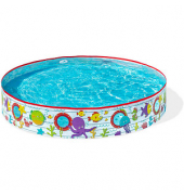 Babyplanschbecken 435,0 l mehrfarbig 152,0 x 25,0 cm