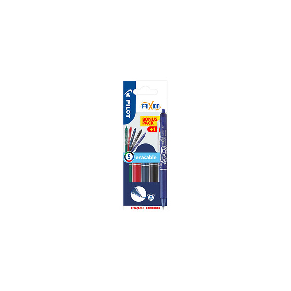 3131910423898 - FRIXION ball CLICKER Tintenroller schwarz rot grün blauschwarz blau 04 mm Schreibfarbe farbsortiert 1 Set 3131910423898 3131910423898 - FRIXION ball CLICKER Tintenroller schwarz rot grün blauschwarz blau 04 mm Schreibfarbe farbsortiert 1 Set 3131910423898