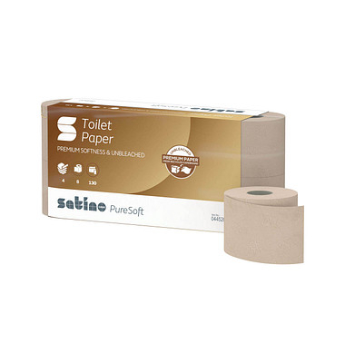 Toilettenpapier PureSoft 4-lagig 64 Rollen
