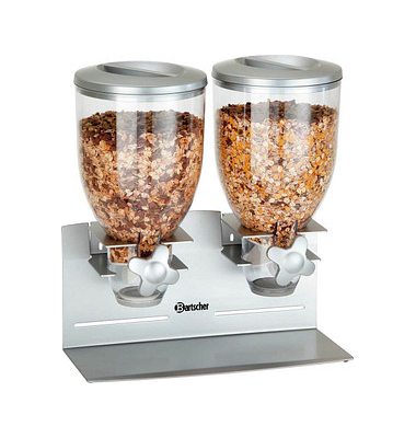 Müslispender silber 2 x 3,5 l Müslispender silber 2 x 3,5 l