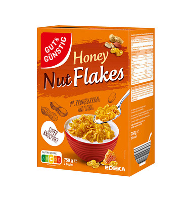 Honey Nut Flakes Cerealien 750,0 g