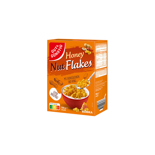 4311501048573 - Honey Nut Flakes Cerealien 7500 g 4311501048573 GUT&GÜNSTIG 750 Gramm 4311501048573 - Honey Nut Flakes Cerealien 7500 g 4311501048573 GUT&GÜNSTIG 750 Gramm