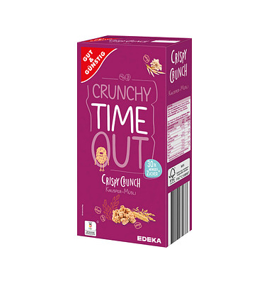 Knusper weniger süß Müsli 600,0 g Knusper weniger süß Müsli 600,0 g