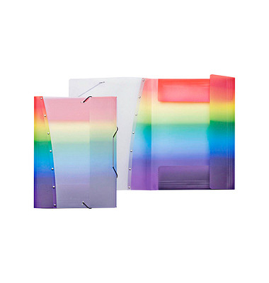Heftbox Rainbow 4432404, A3 Motiv Rainbow, Polypropylen (PP)