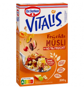 Vitalis Früchte ohne Zuckerzusatz Müsli 500,0 g