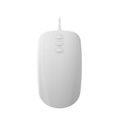 AK-PMH3 Medical Mouse 3-Button Scroll Hygiene-Maus kabelgebunden weiß