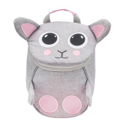 Kindergartenrucksack Mini Animals MS Mouse Kunstfaser grau