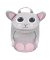 Kindergartenrucksack Mini Animals MS Mouse Kunstfaser grau