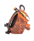 Kindergartenrucksack Mini Animals Tiger Kunstfaser orangeschwarz