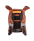 Kindergartenrucksack Mini Animals Tiger Kunstfaser orangeschwarz