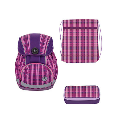 BELMIL Schulranzen-Set Easy Pack Purple Kunstfaser lila