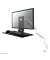 Monitor-Maus-Tastatur-Halterung schwarz für 1 Monitor, 1 Tastatur, 1 Maus, Tischklemme