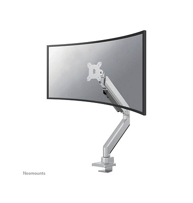 Monitor-Halterung silber für 1 Monitor, Tischklemme