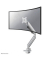 Monitor-Halterung silber für 1 Monitor, Tischklemme