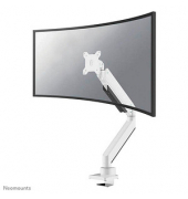 Monitor-Halterung weiß für 1 Monitor, Tischklemme