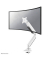 Monitor-Halterung weiß für 1 Monitor, Tischklemme