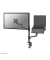 Monitor-Halterung schwarz für 1 Monitor, 1 Notebook, Tischklemme