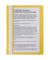 Schnellhefter 015-2345-001-03, A5, gelb, Polypropylen (PP), Vorderdeckel transparent