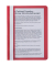 Schnellhefter 015-2345-001-01, A5, rot, Polypropylen (PP), Vorderdeckel transparent