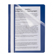 Schnellhefter 015-2345-001-11, A5, blau, Polypropylen (PP), Vorderdeckel transparent