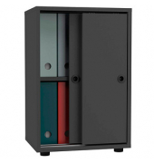 Schiebetürenschrank Ulas, 919818 anthrazit 1 Fachboden 49,0 cm 37,7 cm