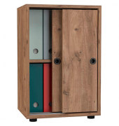 Schiebetürenschrank Ulas, 919819 honig-eiche 1 Fachboden 49,0 cm 37,7 cm