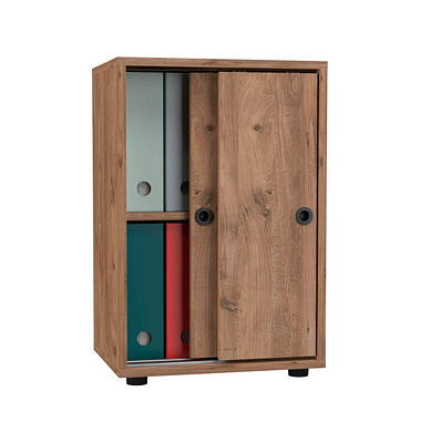 Schiebetürenschrank Ulas, 919819 honig-eiche 1 Fachboden 49,0 cm 37,7 cm