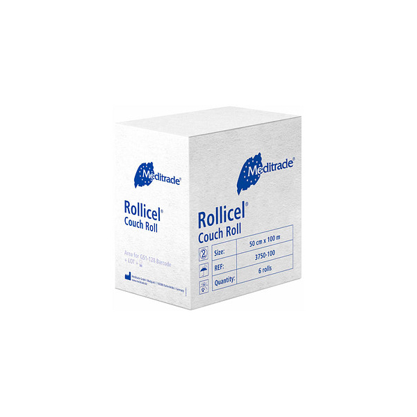4250016460992 - Ärztekrepp ROLLICEL® 2-lagig weiß 500 cm x 1000 m 6 Rollen 4250016460992 - Ärztekrepp ROLLICEL® 2-lagig weiß 500 cm x 1000 m 6 Rollen