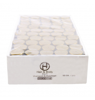 Shampoo 556220 2in1, 50x25 ml, Flasche mit Schraubverschluss
