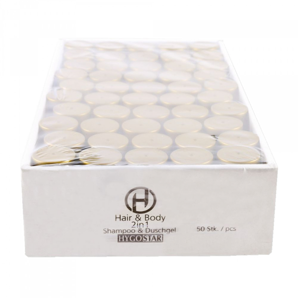 4015544725322 - HYGOSTAR Hair & Body Duschgel Shampoo 2in1 556220 Flasche 25ml   4015544725322 50 Stück