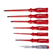 BRÜDER MANNESMANN E-Schraubendreher M1187-PROFI Set 7tlg.