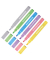 Textmarker Slim pastell, 551506, Etui, 6-farbig sortiert, 1-4mm Keilspitze