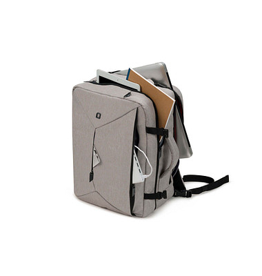 Laptop-Rucksack Backpack Dual Plus EDGE Kunstfaser grau 29,0 l bis 39,6 cm (15,6 Zoll)